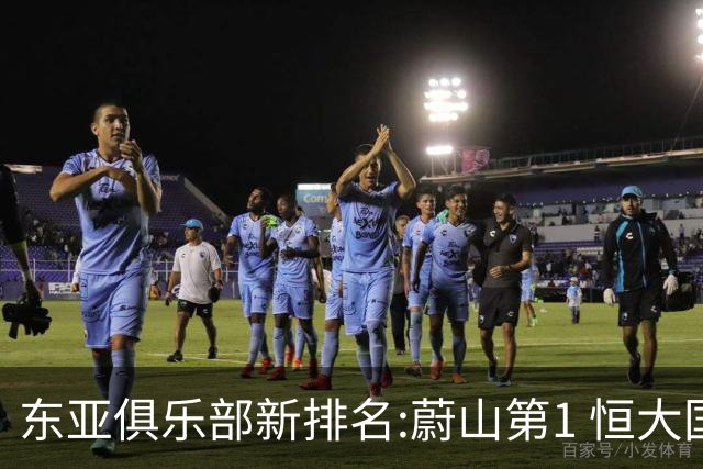 东亚俱乐部新排名:蔚山第1 恒大国安上港居3-5位